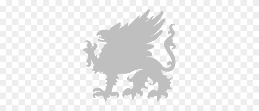 300x300 Silver Griffin Png Clip Arts For Web - Griffin Clipart