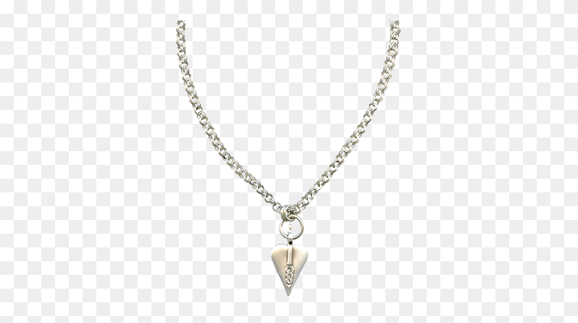 360x410 Серебряное Ожерелье Для Женщин И Девочек Png - Серебряная Цепочка Png