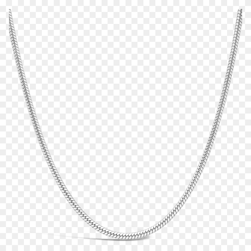 3000x3000 Silver Snake Link Chain - Silver Chain PNG