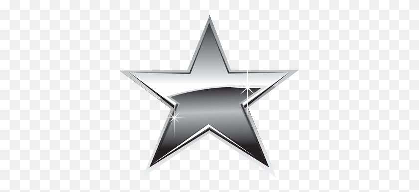 360x325 Silver Star - Silver Star PNG