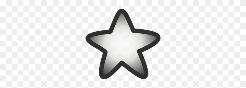256x243 Silver Star Clipart - Silver Star PNG