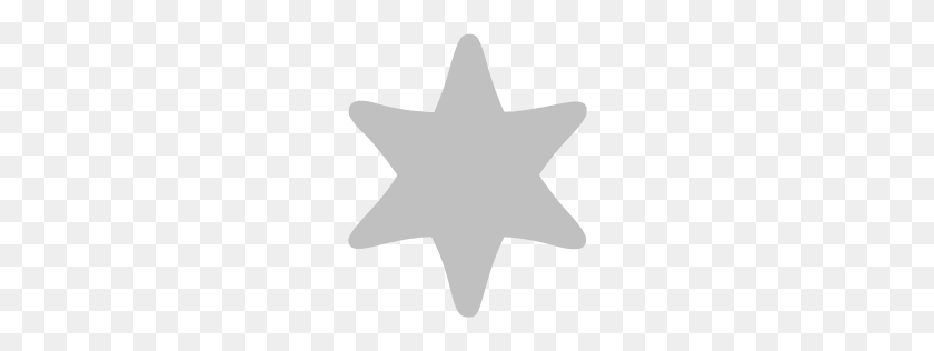 256x256 Значок Серебряная Звезда - Серебряная Звезда Png