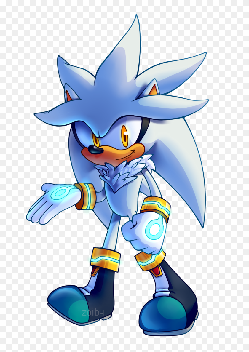 707x1128 Silver The Hedgehog - Silver The Hedgehog PNG