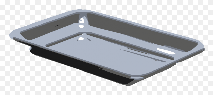 900x365 Silver Tray Png Clip Arts For Web - Silver PNG