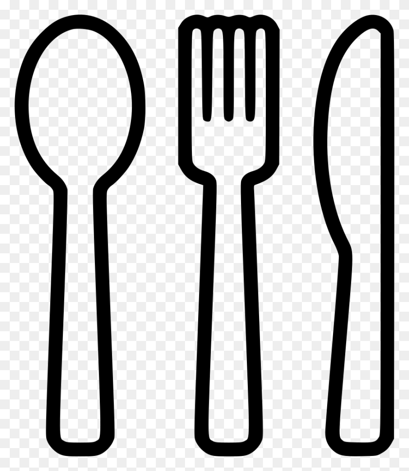 842x980 Silverware Png Icon Free Download - Silverware PNG