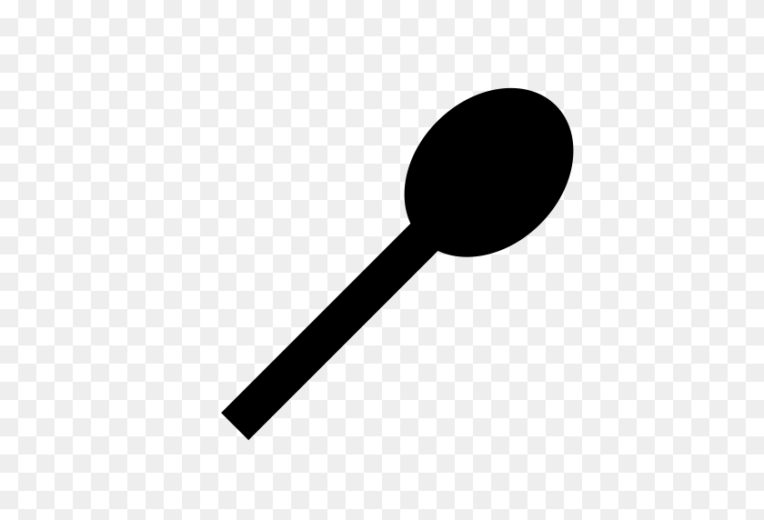512x512 Silverware Spoon, Cooking Spoon, Kitchen Accessory Icon With Png - Spoon PNG