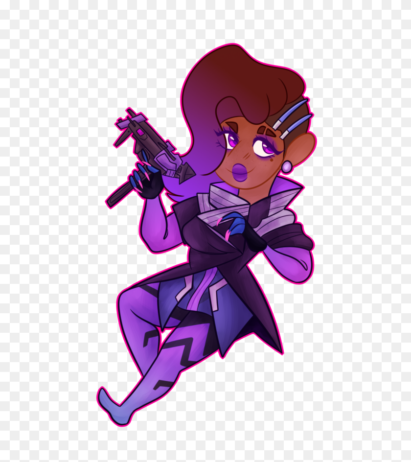 634x884 Silvestry On Twitter Y'all Remember When I Said Today Was Gonna - Overwatch Sombra PNG
