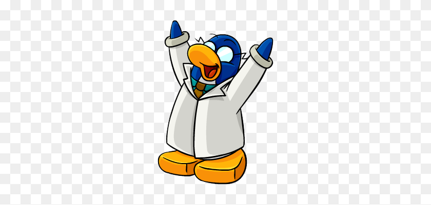 246x341 Similarities Between Mr Ganison And G From Club Penguin - Lab Coat Clipart