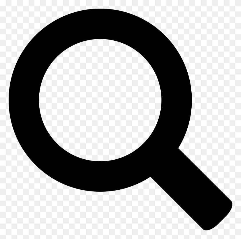 2400x2382 Simple Bold Search Icon Transparent Png - Simple PNG