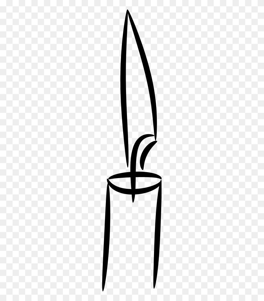 189x900 Simple Candle Flame Clip Arts Download - Flame Vector PNG