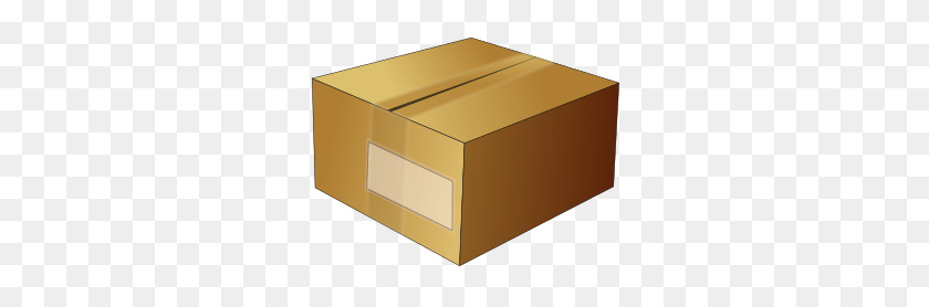 320x218 Простая Картонная Коробка - Картонная Коробка Png