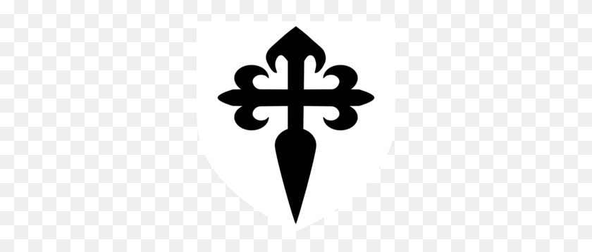 282x298 Simple Celtic Cross Clip Art - Celtic Cross Clipart Black And White