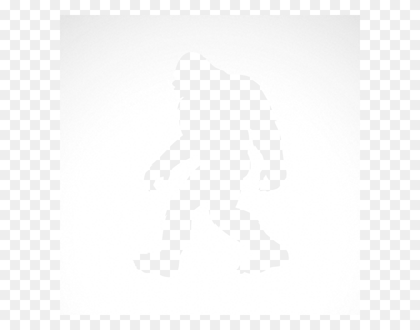 600x600 Простые Цветные Виниловые Наклейки На Снежного Человека С Изображением Снежного Человека Фабрика - Сасквотч Png