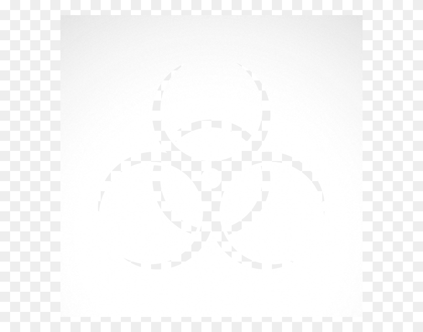 600x600 Простой Цвет Виниловые Наклейки Символ Биологической Опасности Фабрика - Символ Биологической Опасности Клипарт