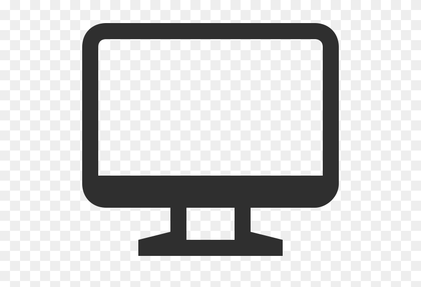 512x512 Simple Computer Screen Icon Transparent Png - Screen PNG