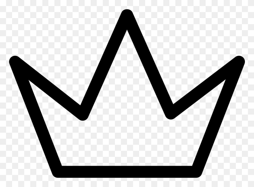 980x704 Simple Crown Outline Png Icon Free Download - Simple PNG
