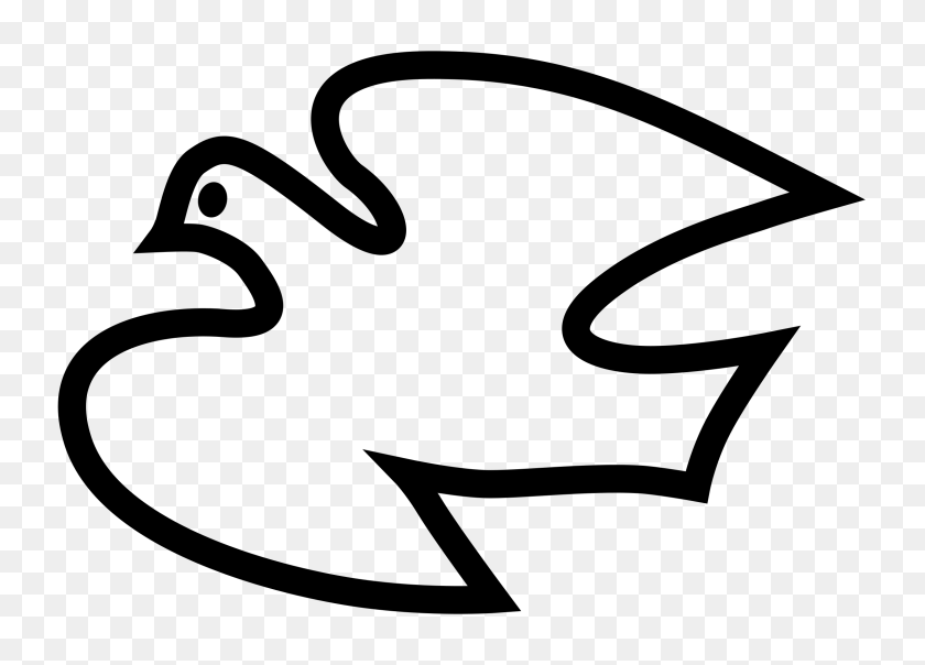 2400x1674 Simple Dove Icons Png - Simple PNG
