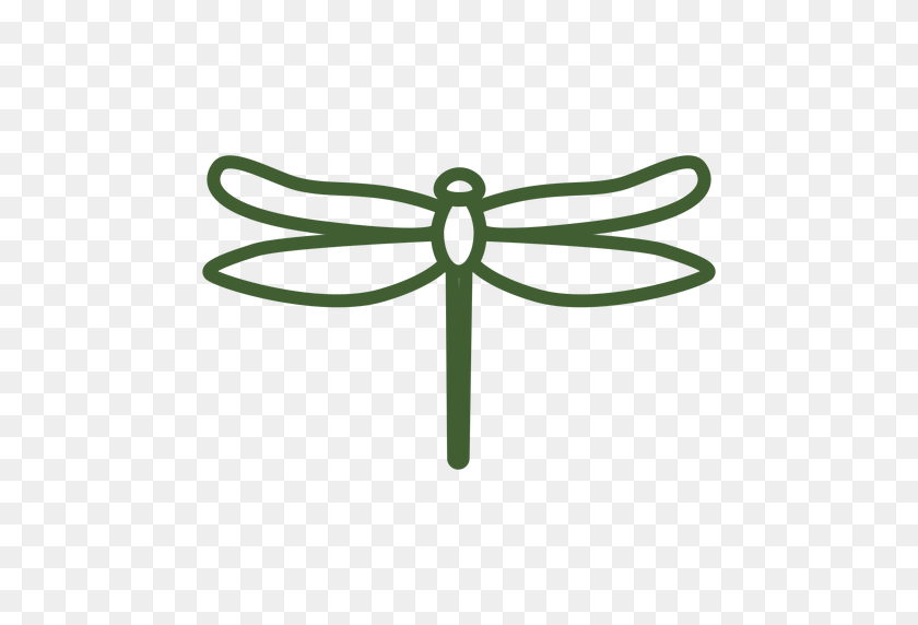 512x512 Simple Dragonfly Icon - Dragonfly PNG
