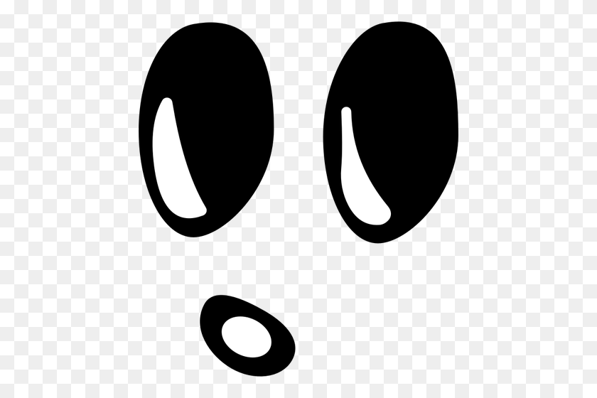 450x500 Simple Emoji - Black And White Emoji Clipart