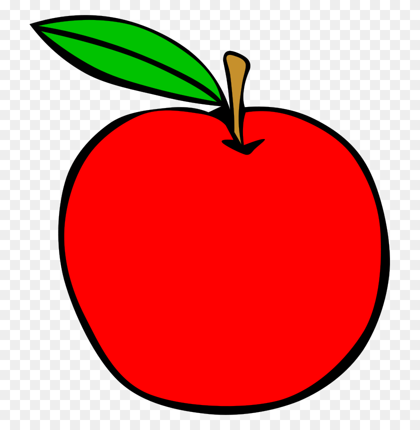 721x800 Simple Fruit Apple - Prophet Clipart