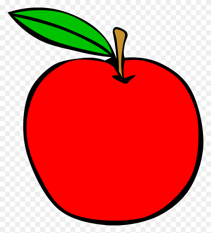 2166x2400 Iconos De Manzana De Fruta Simple Png - Icono De Apple Png