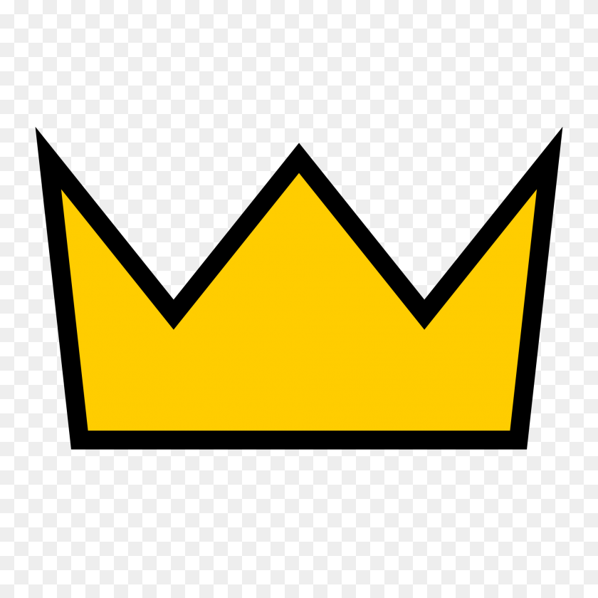 2000x2000 Simple Gold Crown - Gold Crown PNG