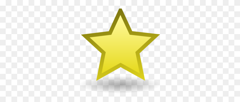 285x299 Simple Gold Star Clip Art - Gold Star Clip Art Free