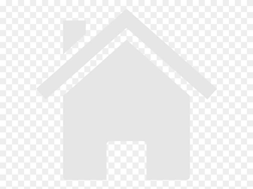 600x568 Simple Grey House Clip Art - Simple House Clipart