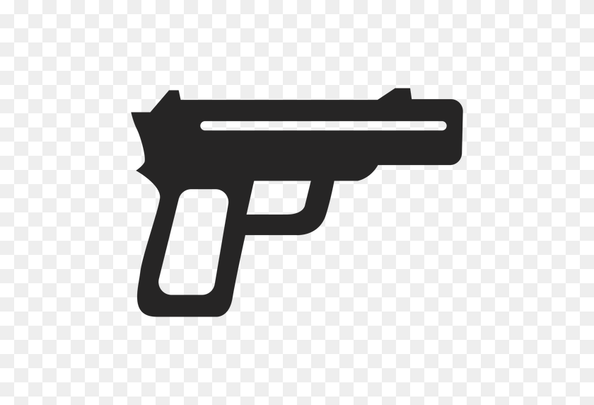 512x512 Pistola Simple Icono - Pistola Png Transparente