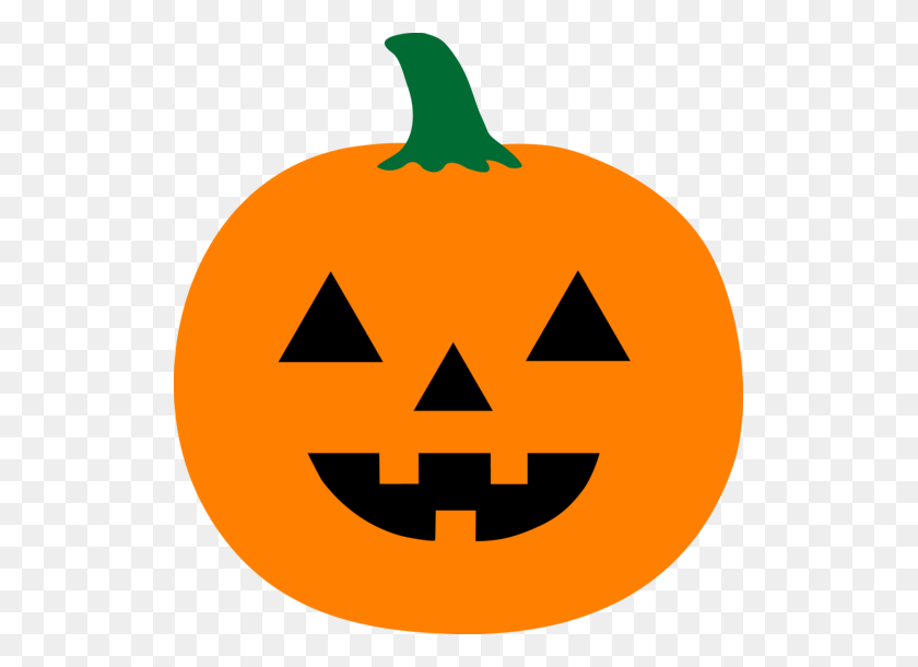 521x550 Simple Halloween Jack O Lantern - Halloween Images Free Clip Art