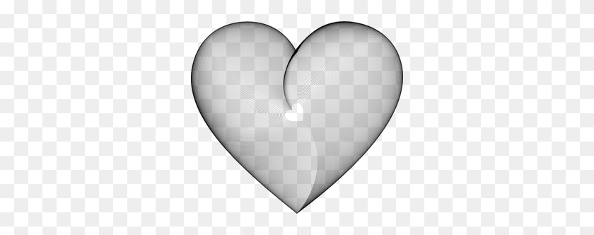 300x272 Simple Heart Clip Art Free - Locket Clipart