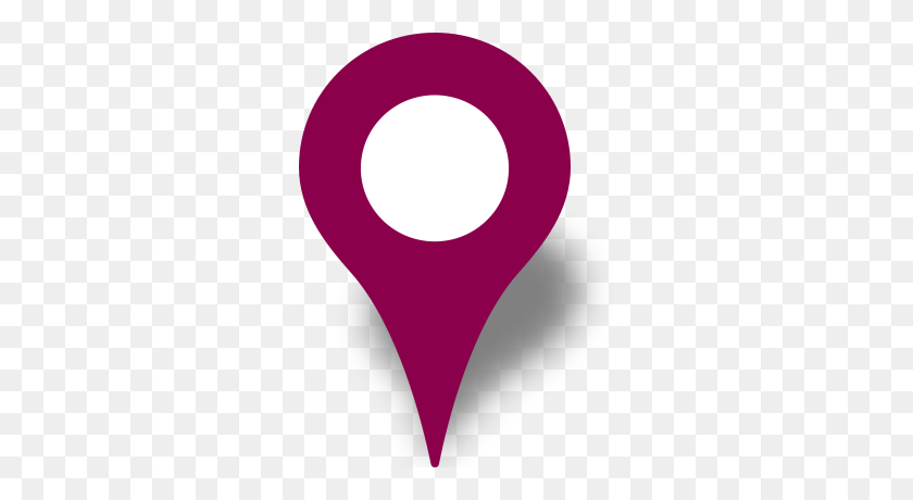290x400 Mapa De Ubicación Simple Pn Púrpura De Datos Vectoriales Libres - Icono De Ubicación Png Transparente