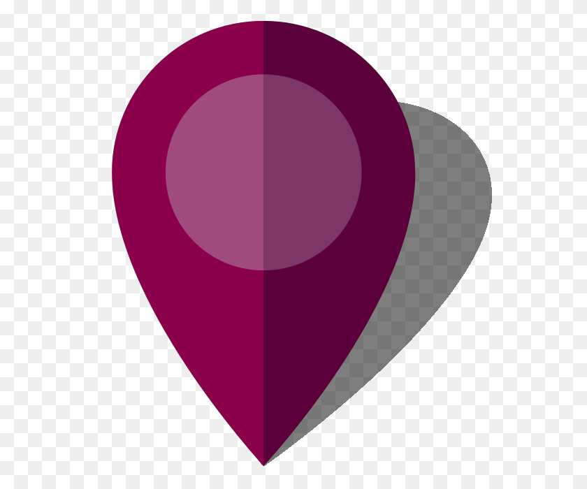 568x640 Simple Location Map Purple Free Vector Data - Purple PNG