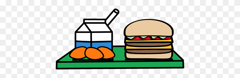 450x214 Simple Lunch Clipart Image - Play Food Clipart