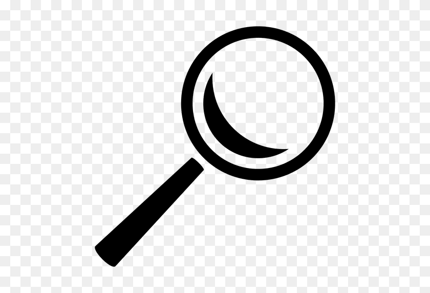 512x512 Simple Magnifying Glass - Simple PNG