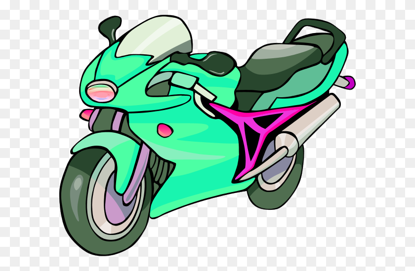 600x489 Простой Мотоцикл Картинки - Мотоцикл Клипарт