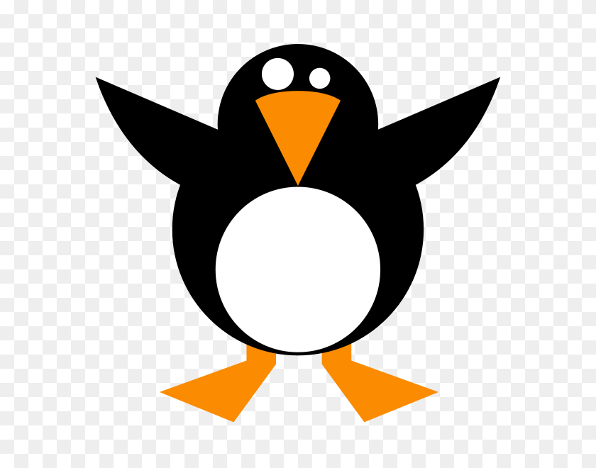 600x600 Simple Penguin Png Clip Arts For Web - Penguin PNG