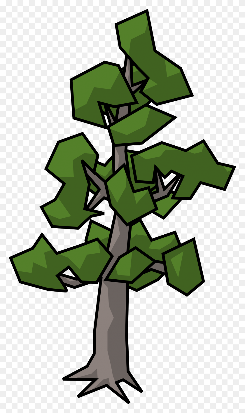 1381x2400 Simple Pine Tree Drawing Clip Art - Pine Tree Border Clipart