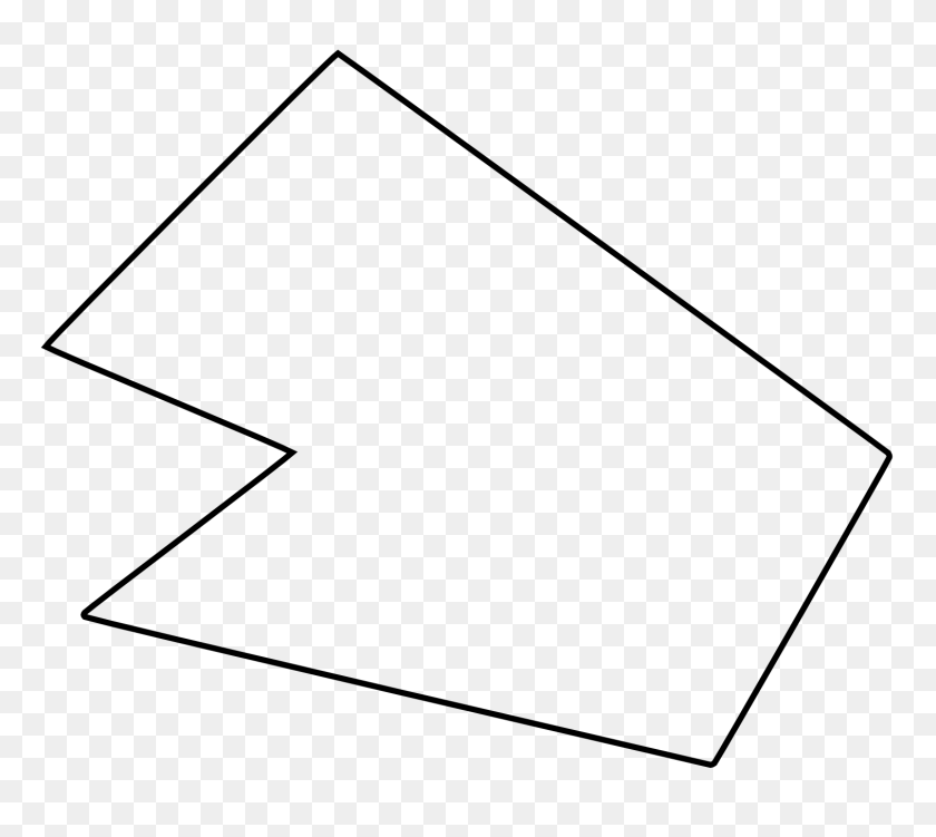 1512x1340 Simple Polygon - Polygon PNG