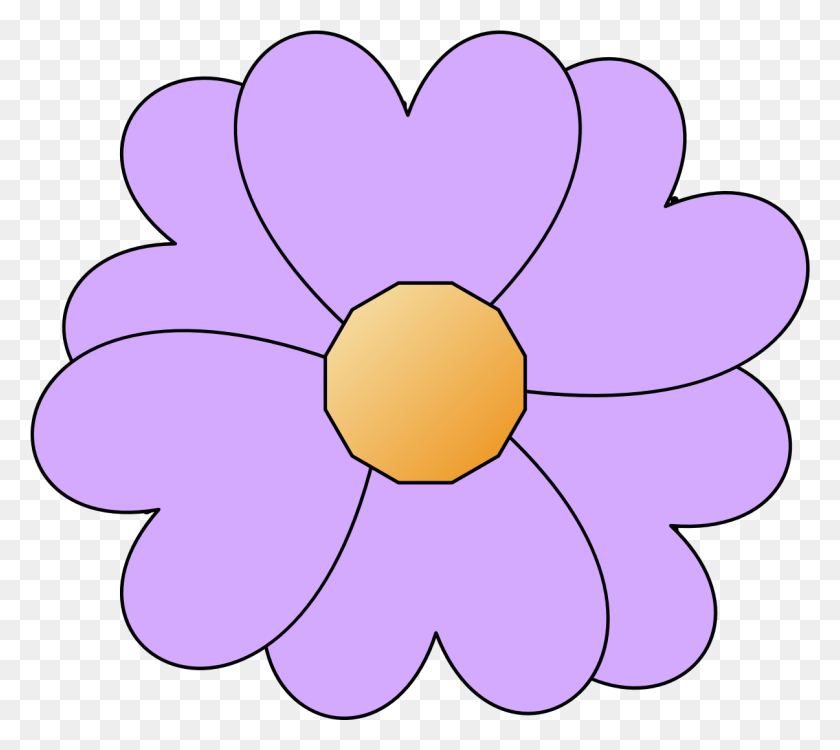 1205x1067 Simple Purple Flower Icons Png - Purple Flower PNG