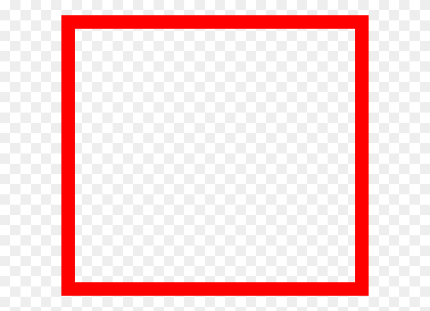 600x548 Simple Red Square Png Clip Arts For Web - Red Rectangle PNG