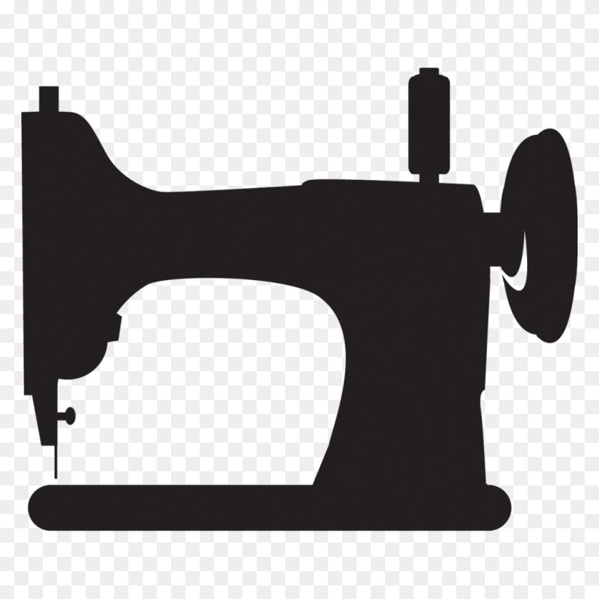 1000x1000 Simple Sewing Machine Clip Art - Sewing Machine Clipart