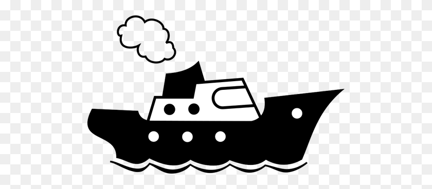 500x308 Simple Ship - Sinking Boat Clipart