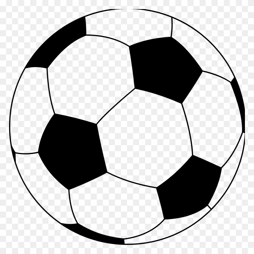 1024x1024 Simple Soccer Ball - Football Seams Clipart