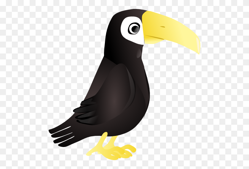 512x509 Simple Toucan Clipart - Tucan PNG