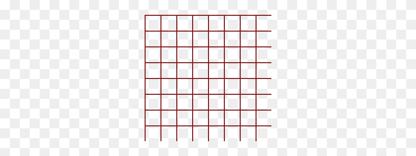 256x256 Simple Transparent Patterns Grid Red - Grid Pattern PNG