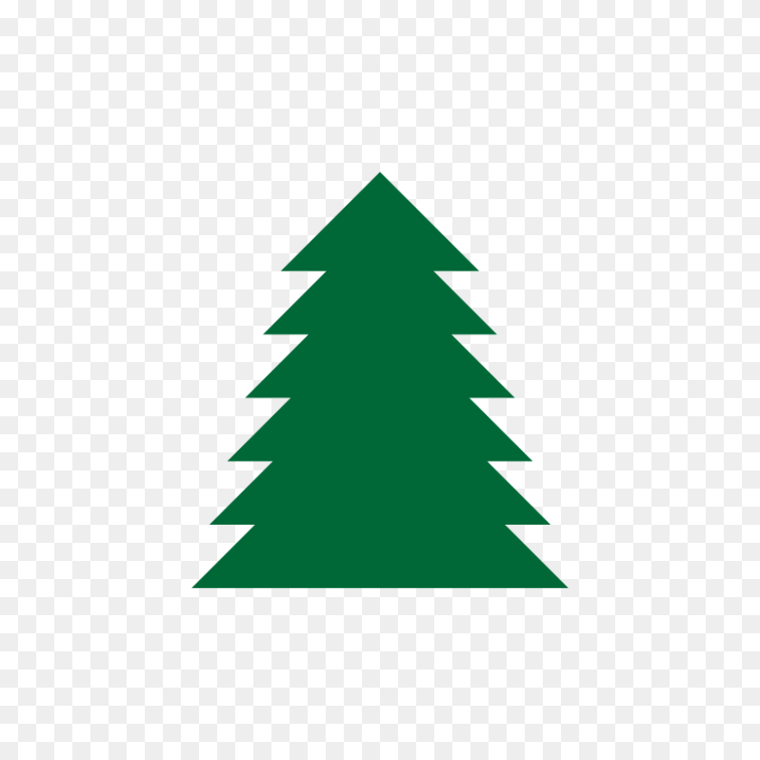 800x800 Simple Tree Clipart - Free Pine Tree Clip Art