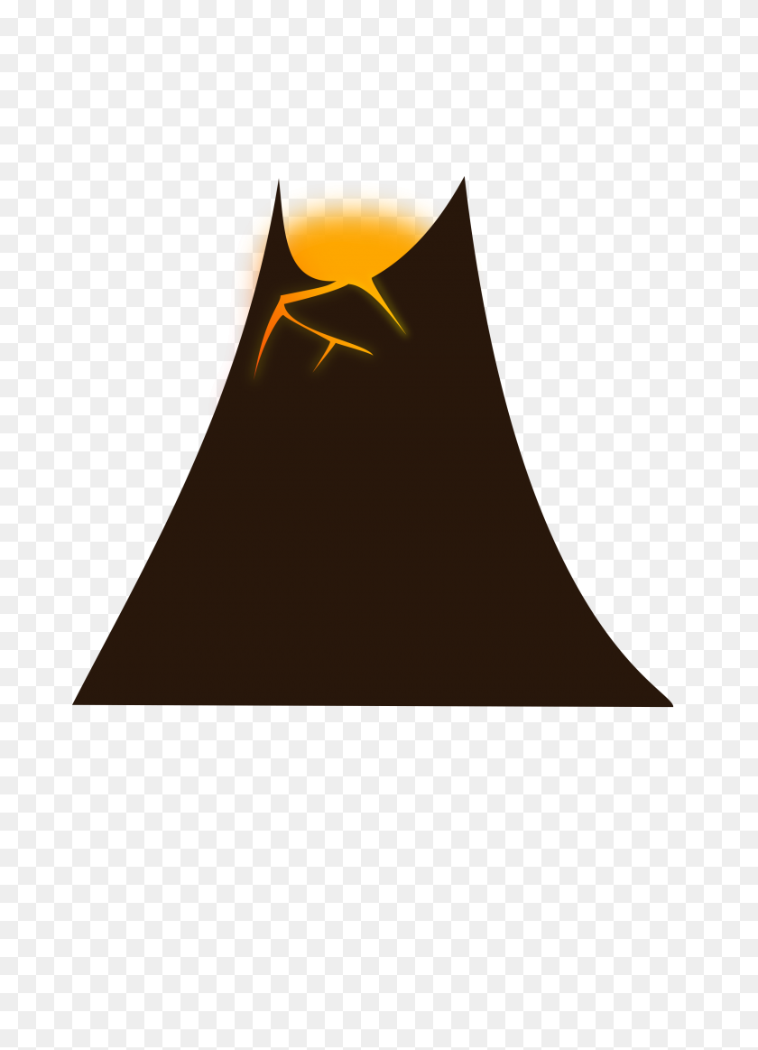 2400x3394 Iconos De Volcán Simples Png - Volcán Png
