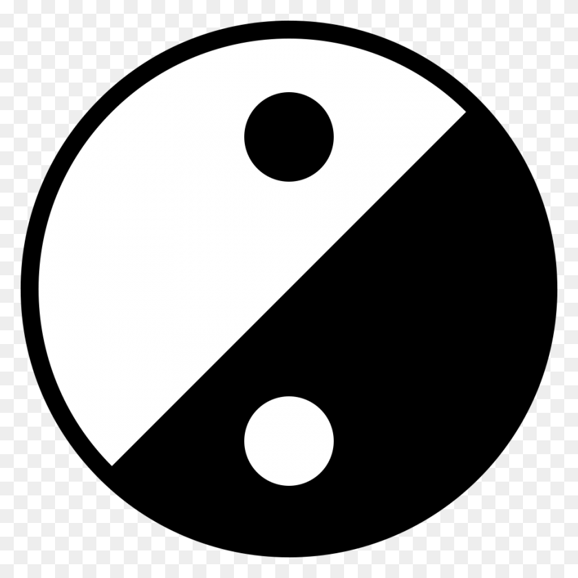 900x900 Simple Yin Yang Icon Png Cliparts For Web - Yin Yang Clipart