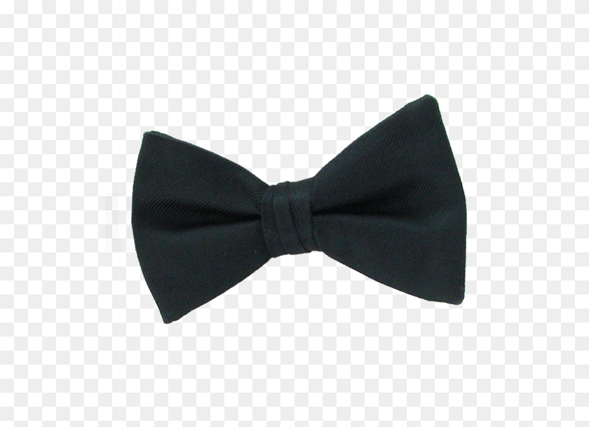 550x549 Simply Solid Black Bow Tie - Black Bow PNG